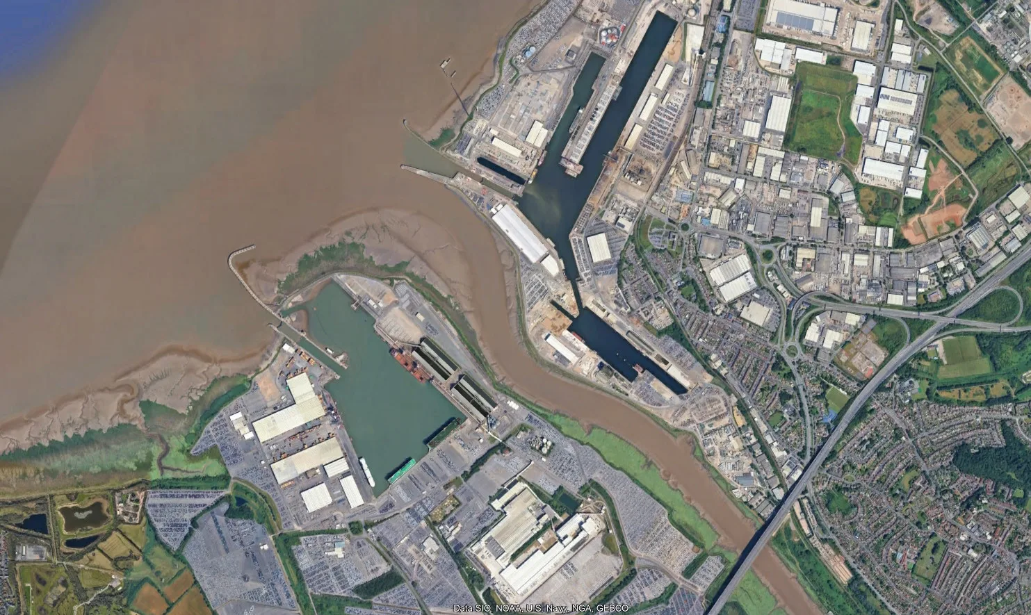 Bristol Warehouse satellite view