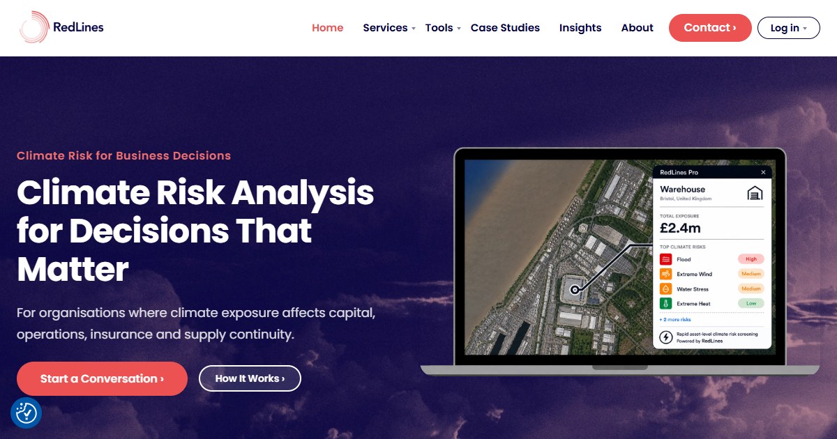 Decision-Grade Climate Risk Analysis | RedLines
