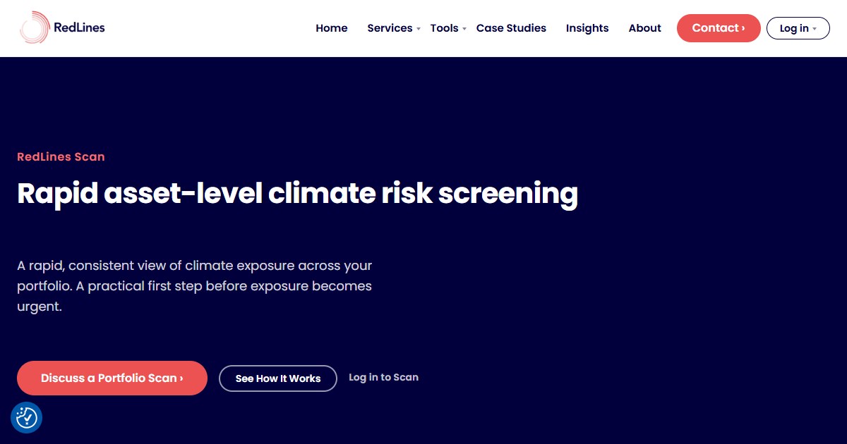 Climate Risk Scan RedLines Scan | Portfolio Climate Risk Screening